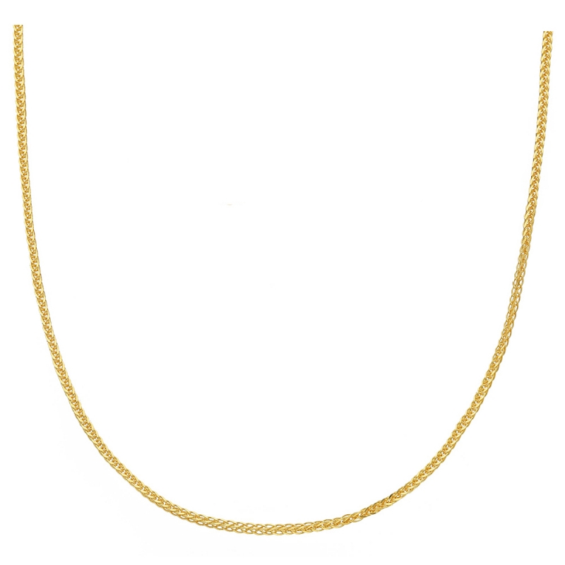 Cadena barbada 50 cms en oro amarillo de 18 k - REF. MSB020GG50 0