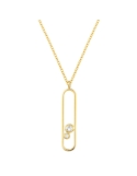 Producto anterior Colgante con cadena clip en oro amarillo y diamantes. - REF. 102690